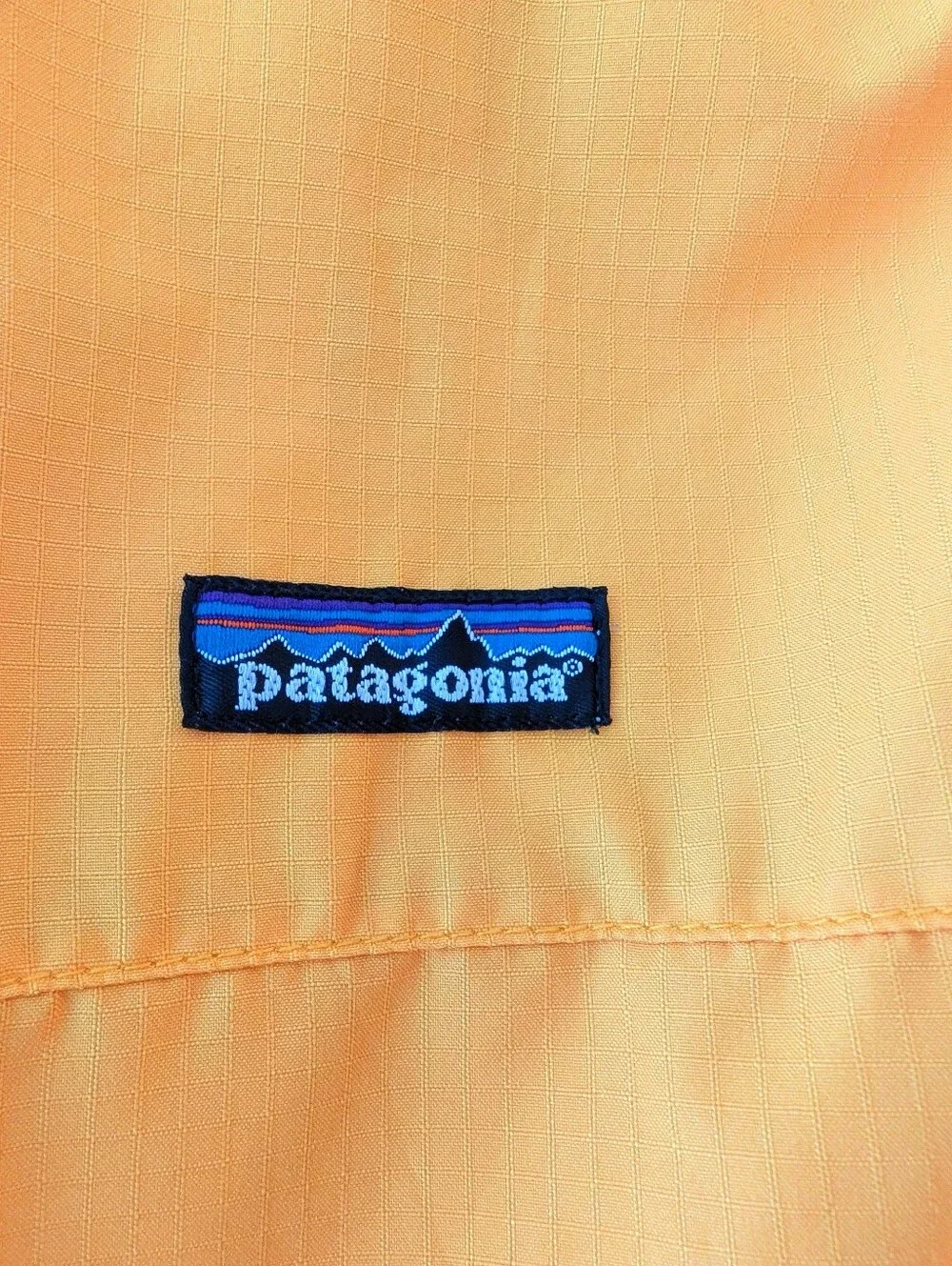 Vintage 90s Patagonia Houdini Vest in yellow
